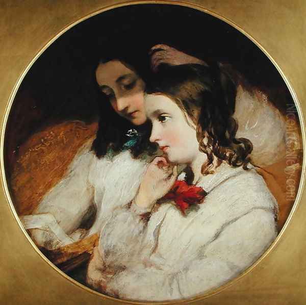 Study of Two Girls, 1848 - view 1