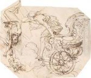 The Fall Of Phaeton by Salvator Rosa