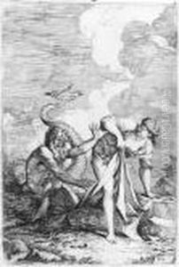 Glaucus Und Scylla by Salvator Rosa
