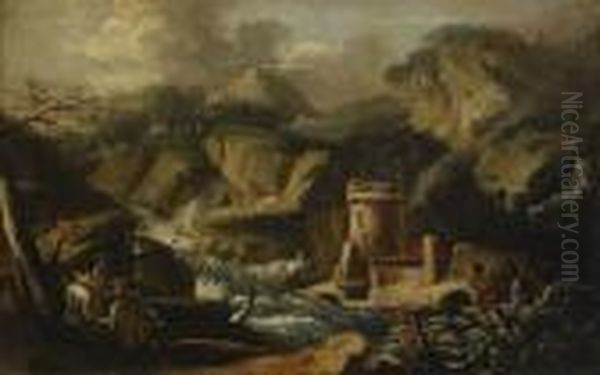 Landskap Med Rastande Sallskap - view 1