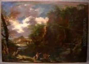 Paesaggio Con Raffigurazione Del Mito Di Latona