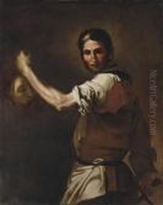 The Executioner With The Head Of Saint John The Baptist by Salvator Rosa