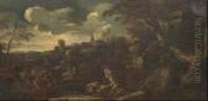 Paesaggio Con Scena Storica