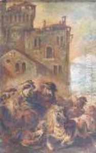 Battle Scene by Salvator Rosa