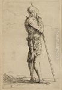 Studies Of Figures by Salvator Rosa