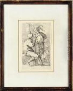 Two Figures by Salvator Rosa