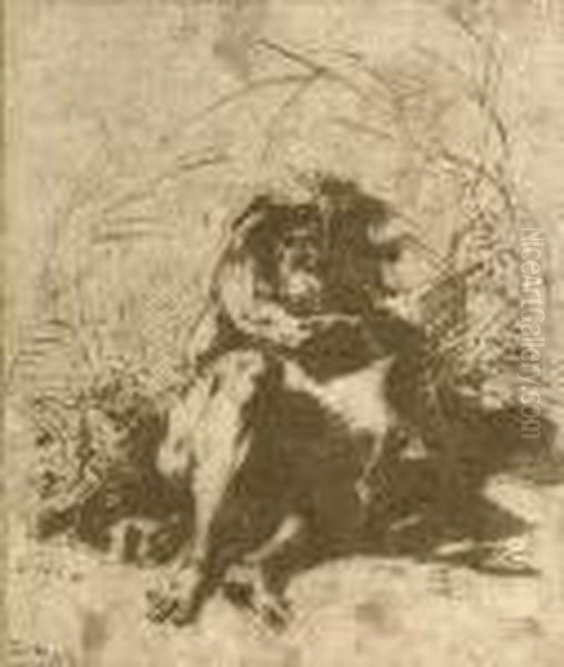 A Seated River God - view 1