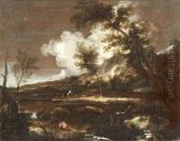 Paysage Anime Avec Cours D'eau - view 1