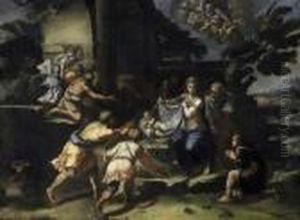 Adoration Of The Shepherds by Salvator Rosa