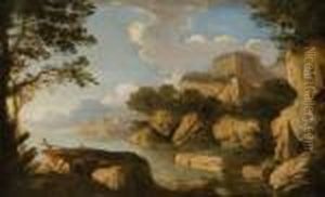 Paesaggio Costiero Con Maddalena Penitente