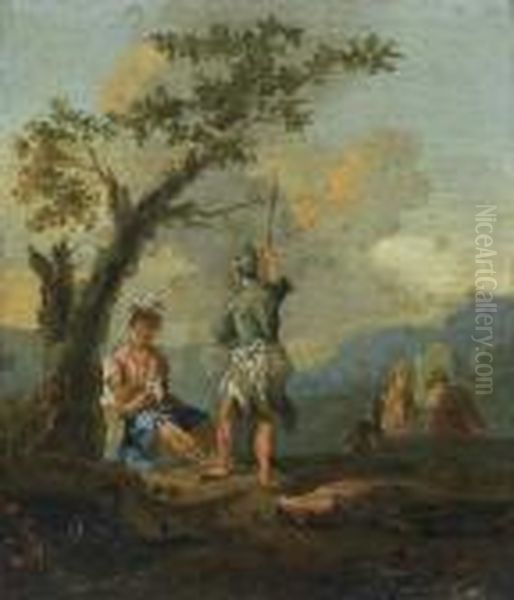 Soldiers In Landscape. - view 1