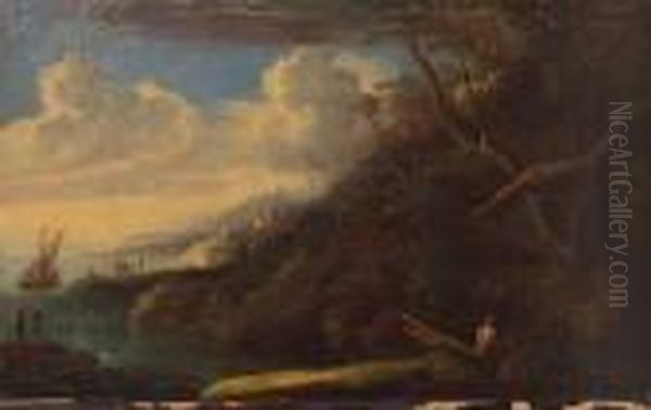 Marina Con Figure E Imbarcazione - view 1