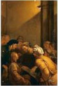 Cristo Fra I Dottori by Salvator Rosa
