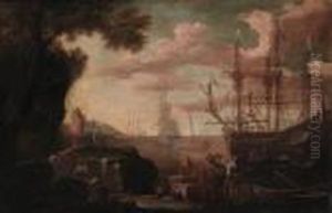 Mediterranean Harbours With Shipping