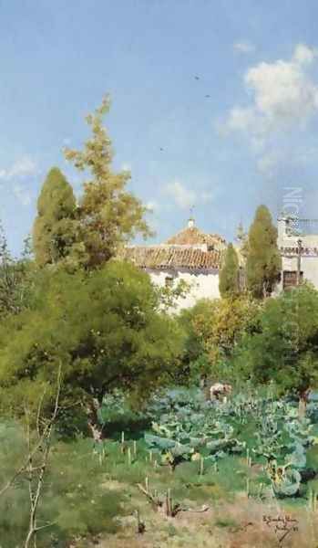 Harvesting Vegetables, Seville (Huerta del Retiro, Sevilla) - view 1