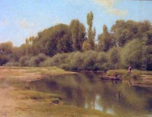 Landscape Near Guillena by Emilio Sanchez-Perrier