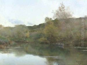 A Tranquil River Landscape