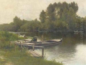 A River Landscape in Pontoise