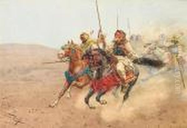 A Charge In The Desert - view 1