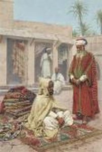 The Rug Merchant by Giulio Rosati