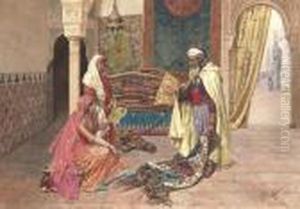The Carpet Merchant by Giulio Rosati