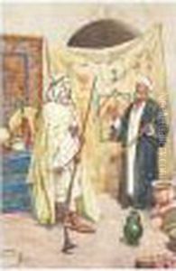 The Merchant by Giulio Rosati