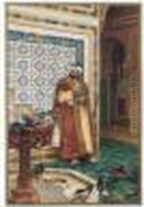 Le Gardien Du Harem by Giulio Rosati