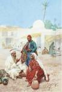 The Market Place by Giulio Rosati