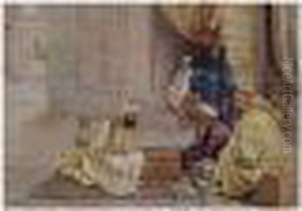 A Game Of Backgammon - view 1