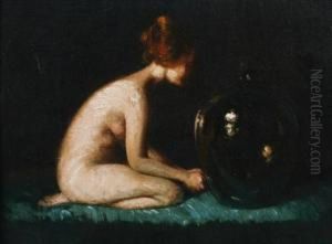 Kneeling Nude By Jeroboam by Harry Herman Roseland