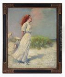 Windy Day On The Dunes by Harry Herman Roseland