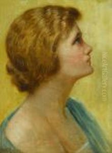Woman's Head In Profile