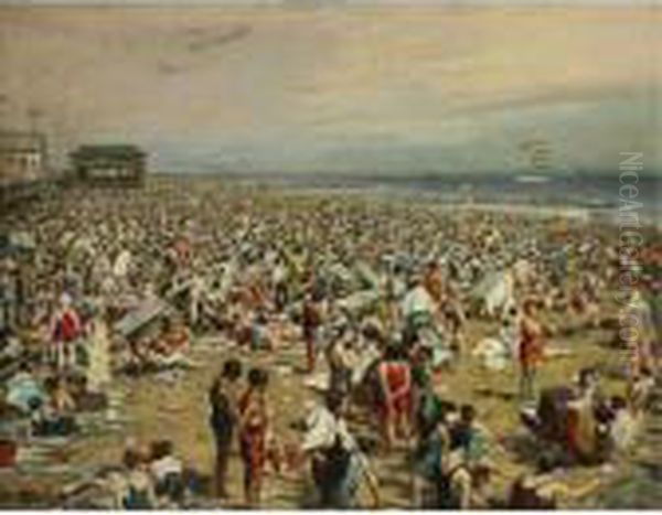 The Beach At Coney Island - view 1