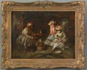 Interior Scene Of A Fortune Teller
