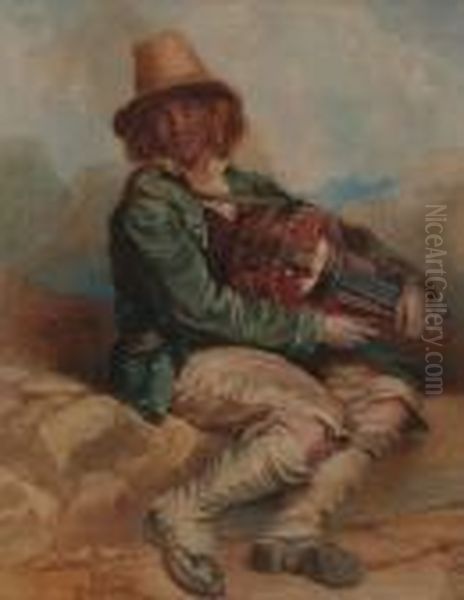 Boy With An Instrument - view 1