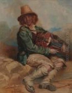 Boy With An Instrument by Harry Herman Roseland