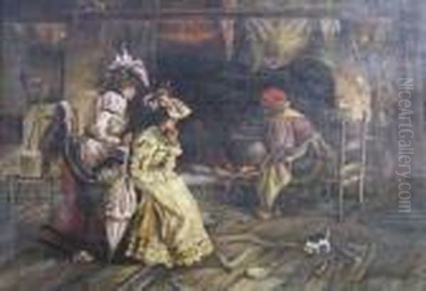 Elegant Ladies With Fortune Teller - view 1