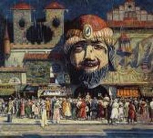 Coney Island Fair Amusement Palace, Night In Egypt