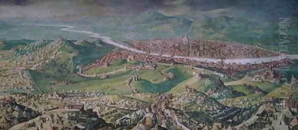 The Siege of Florence in 1530, 1563-65 by Giovanni Stradano