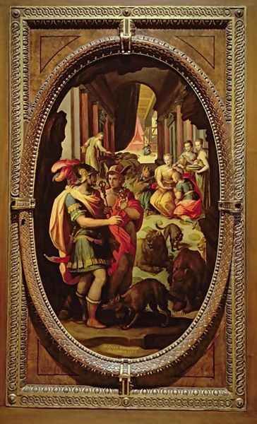 Ulysses, Mercury and Circe, 1570 - view 1