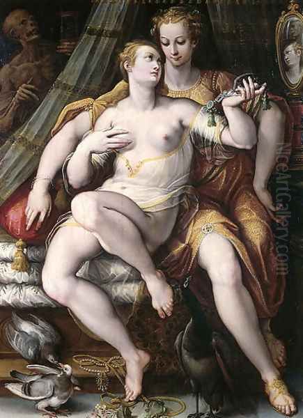 Vanity, Modesty and Death, 1569 - view 1