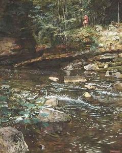 The Kelpie and the Highlander by John Byam Liston Shaw