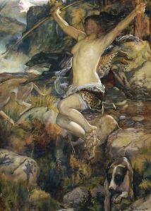 Diana of the Hunt by John Byam Liston Shaw