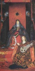 The Queen of Spades by John Byam Liston Shaw