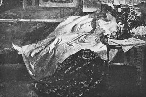 But never see my heart is breaking for a little love by John Byam Liston Shaw