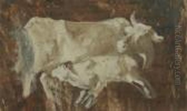 Mucca Con Vitellino - view 1