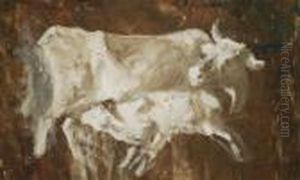 Mucca E Vitellino by Federico Rossano