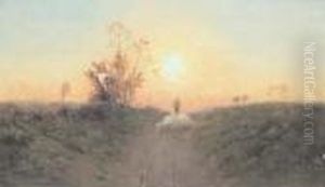 Ritorno Col Gregge Al Tramonto Ritorno Col Gregge Al Tramonto