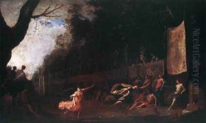 Atalanta and Hippomenes 1650-60 by Johann Heinrich Schonfeld
