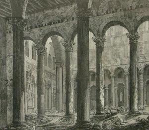 Veduta Rovina De S Paulo Fuori Le Mura by Luigi Rossini